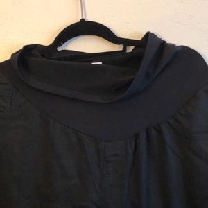 Motherhood plus size maternity black jeans